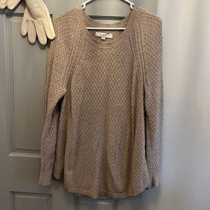 Soft and comfy Loft beige sweater